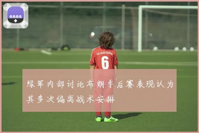 绿军内部讨论布朗季后赛表现认为其多次偏离战术安排